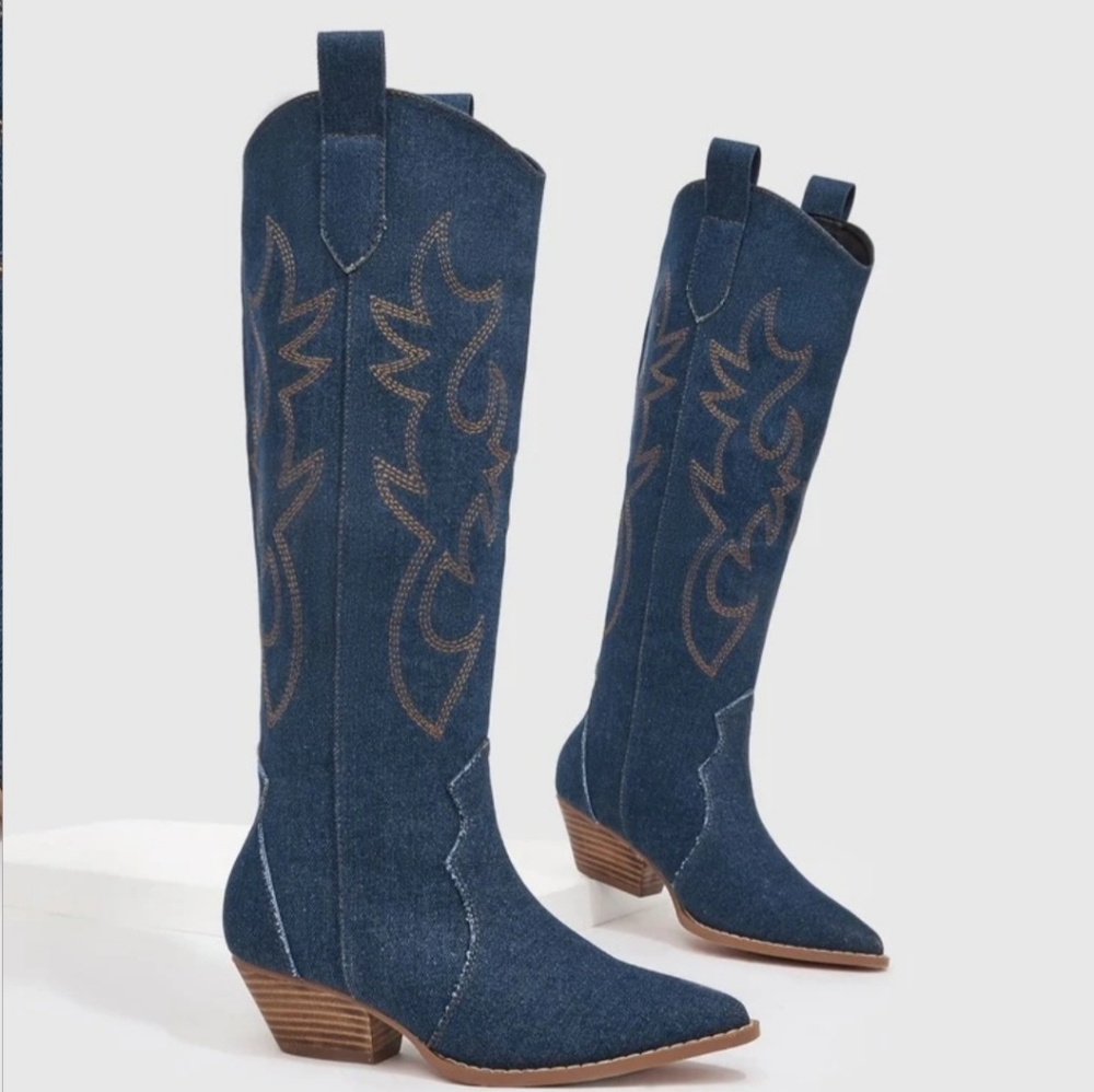Shein Denim Boots